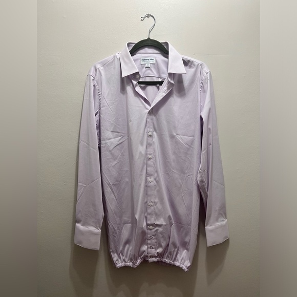 Tommy John bundle Classic Fit Stay Tucked Dress Shirt Button Down Size 16 32/33 - Picture 8 of 12